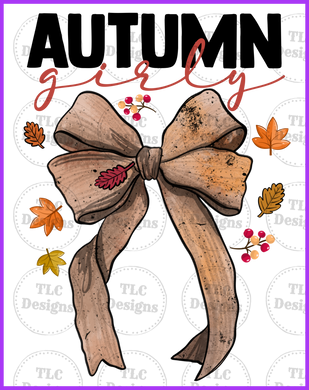 Autumn Girly Full Color Transfers