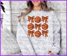 Load image into Gallery viewer, Basketball Coquette Full Color Transfers
