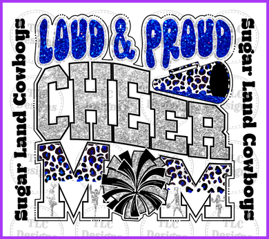 Cheer Mom Sugar Land Full Color Transfers