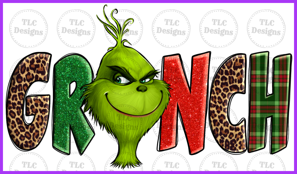 Christmas Grinch Full Color Transfers