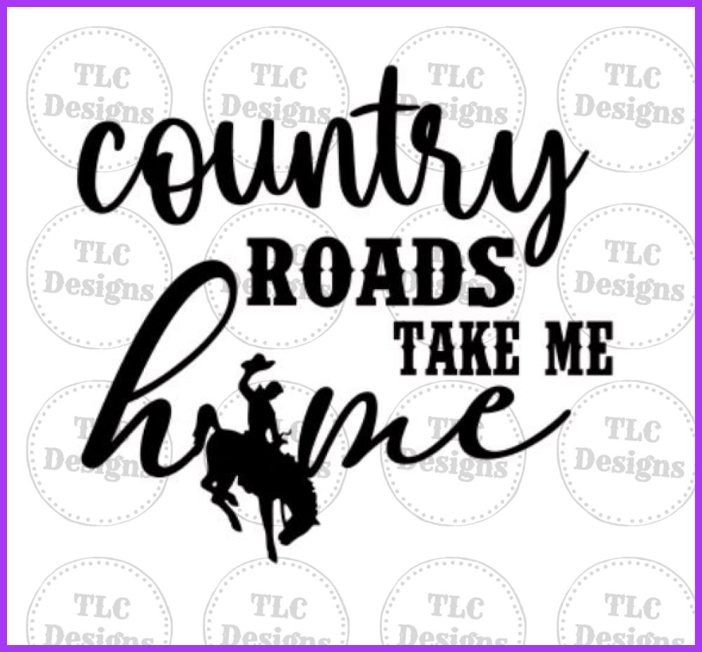 Country Roads Full Color Transfers
