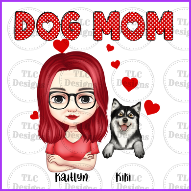 Dog Mom Full Color Transfers