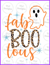 Load image into Gallery viewer, Fab Boo Lous With Cheetah Full Color Transfers
