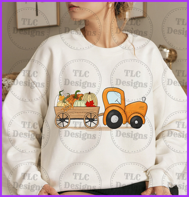 Fall Tractor Full Color Transfers