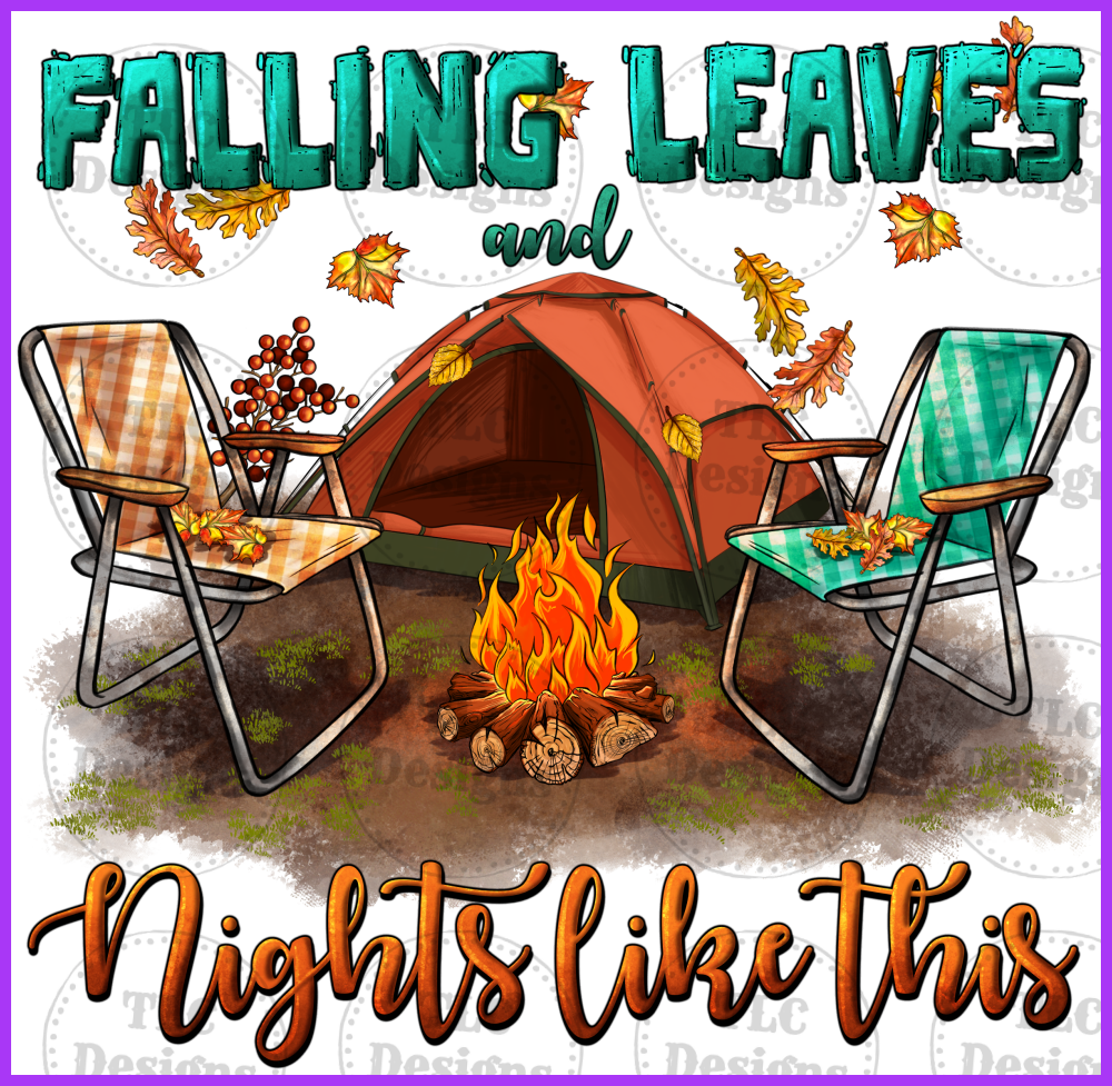 Falling Leaves And Nights Like This Full Color Transfers