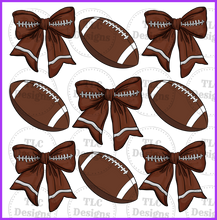 Load image into Gallery viewer, Football Coquette Full Color Transfers
