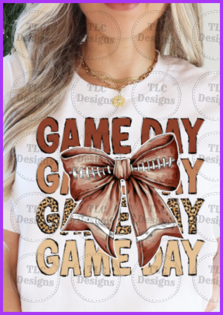 Football Coquette- Game Day Full Color Transfers