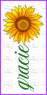 Gracie Sunflower 2 Full Color Transfers