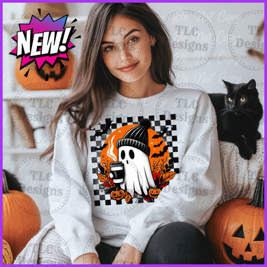 Halloween Ghost Full Color Transfers