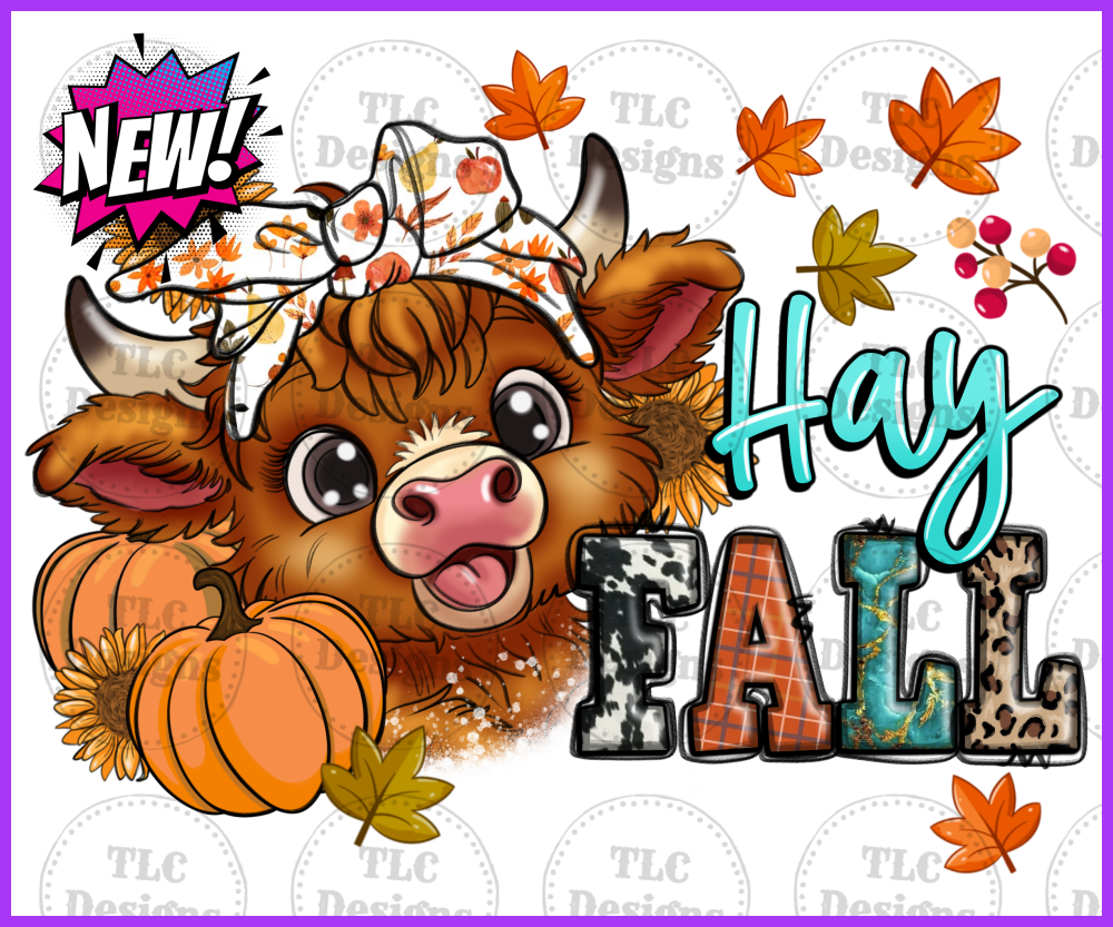 Hay Fall Full Color Transfers