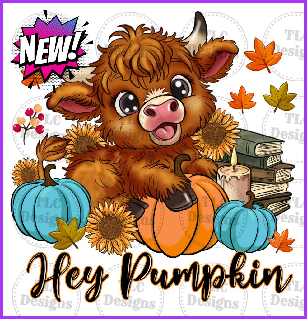 Hey Pumpkin Full Color Transfers