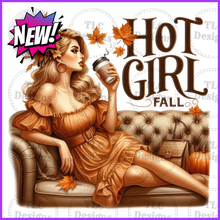 Load image into Gallery viewer, Hot Girl Fall Full Color Transfers
