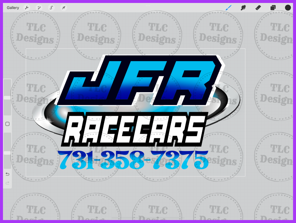 Jfr Racing Front Full Color Transfers