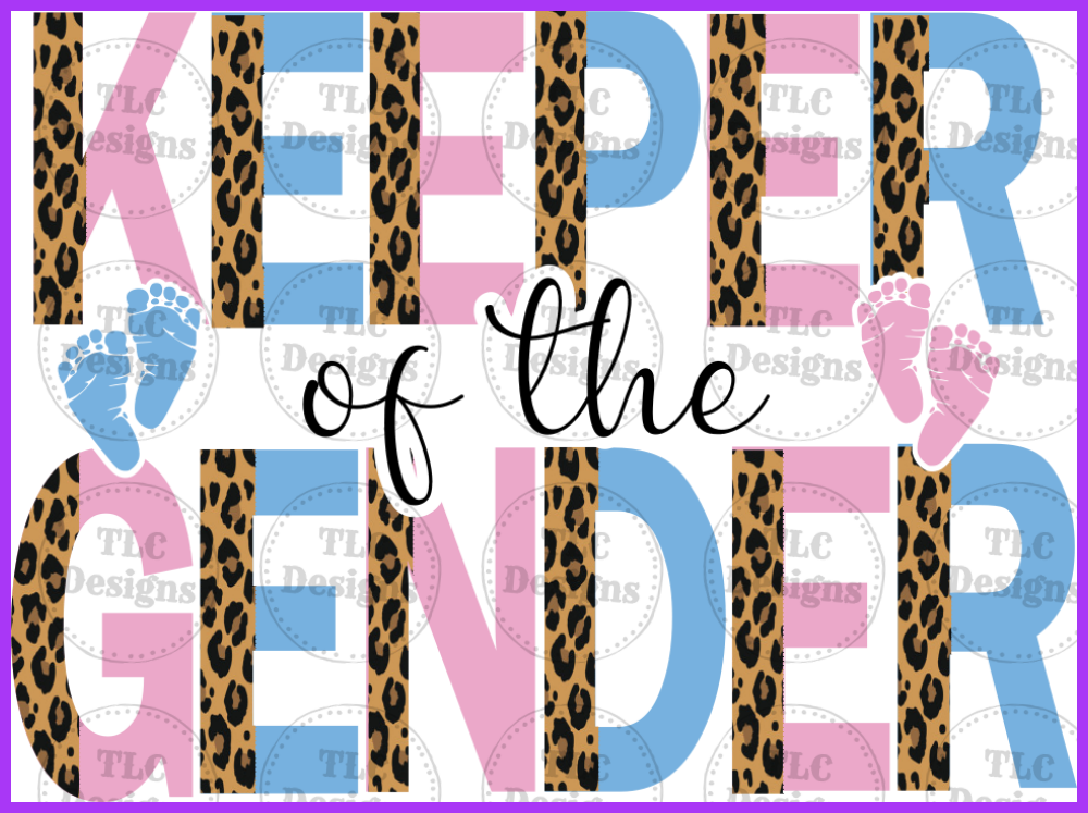 Keeper Of The Gender Full Color Transfers