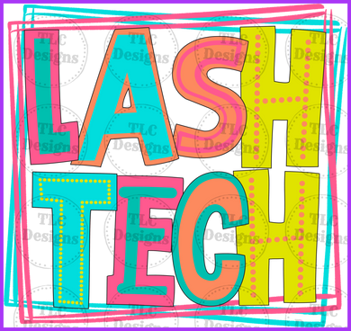 Lash Tech Full Color Transfers