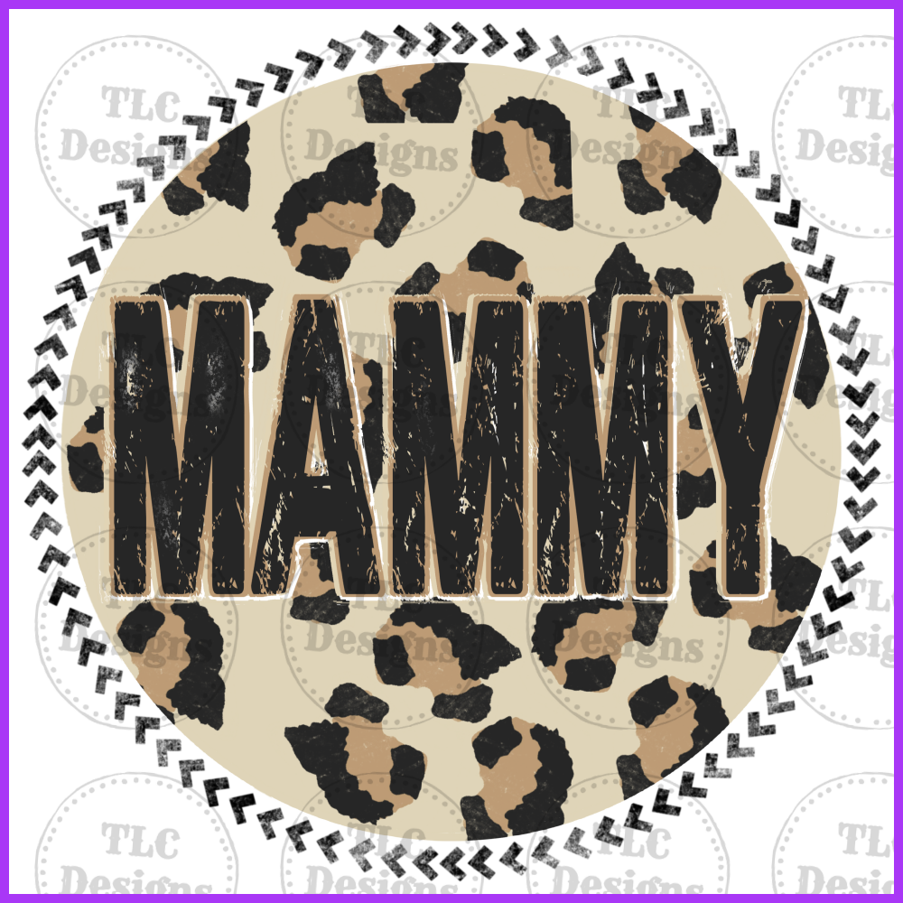 Leopard Mammy Full Color Transfers