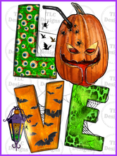 Load image into Gallery viewer, Love Halloween Full Color Transfers
