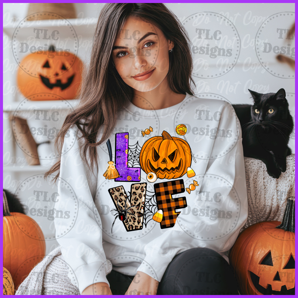 Love Halloween Full Color Transfers