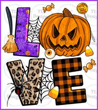 Load image into Gallery viewer, Love Halloween Full Color Transfers
