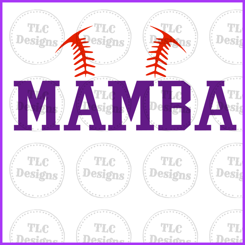 Mamba Plate Full Color Transfers