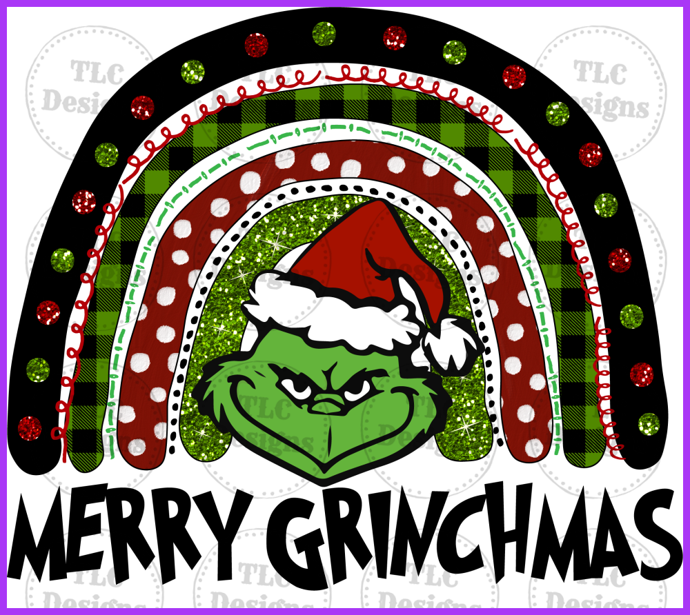 Merry Grinchmas Full Color Transfers