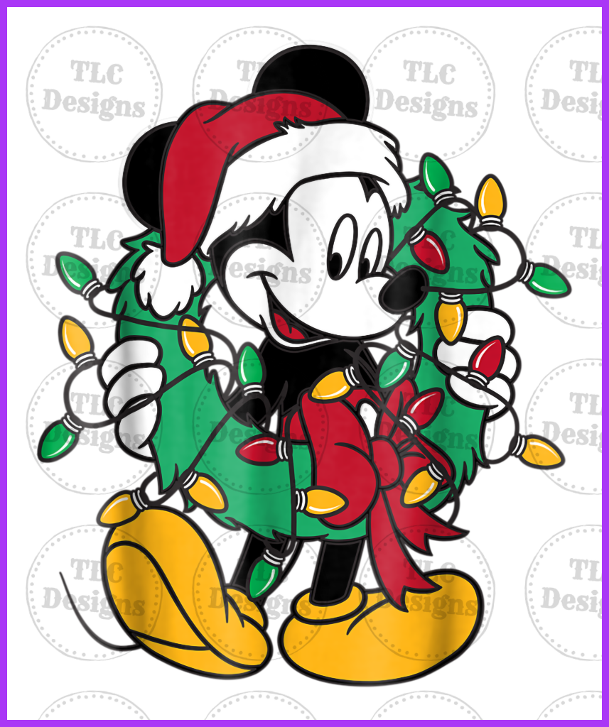 Mickey Mouse Christmas Full Color Transfers