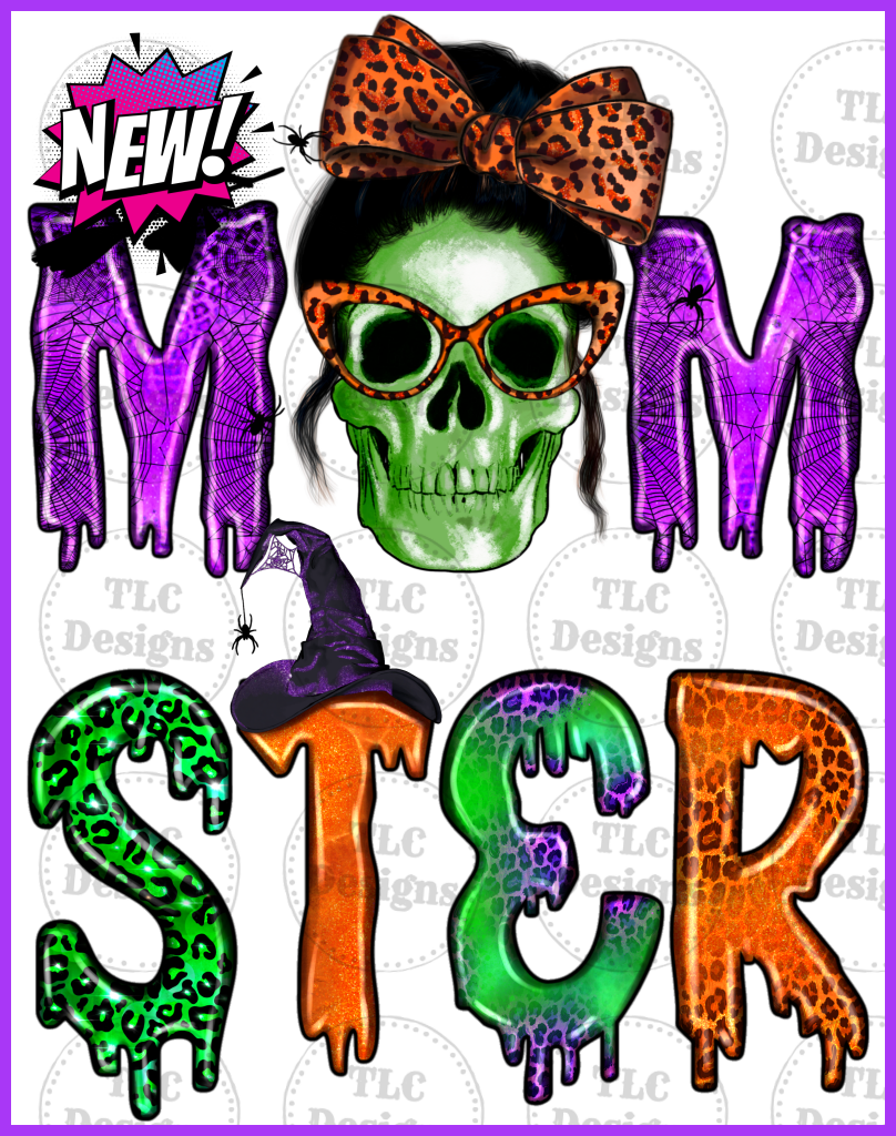 Momster Full Color Transfers