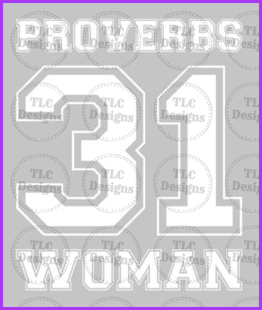 Proverbs 31 Woman Full Color Transfers