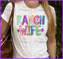 Load image into Gallery viewer, Ranch Wife Cheery Words Full Color Transfers
