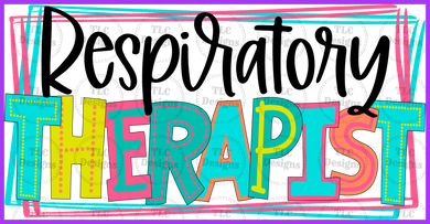 Respiratory Therapist Full Color Transfers