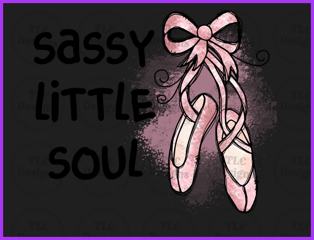 Sassy Little Soul Ballet Full Color Transfers