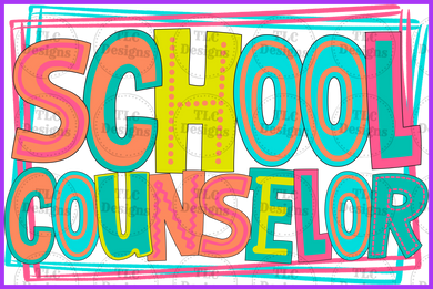 School Counselor Full Color Transfers