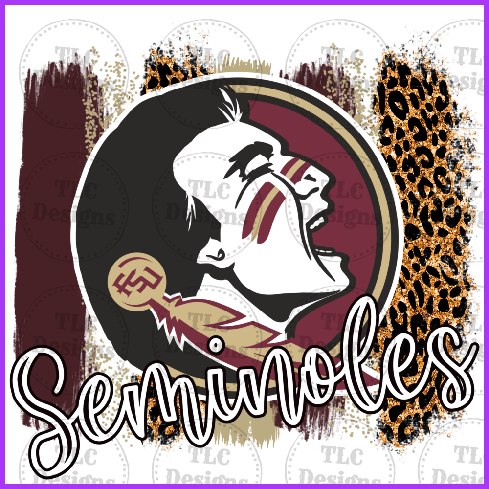 Seminoles Swipes Full Color Transfers