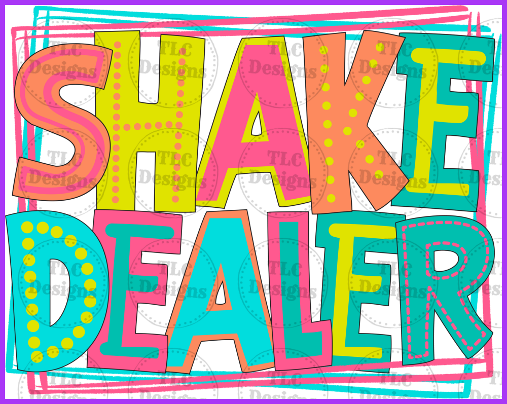 Shake Dealer Full Color Transfers