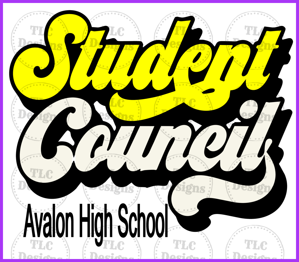 Student Council Full Color Transfers