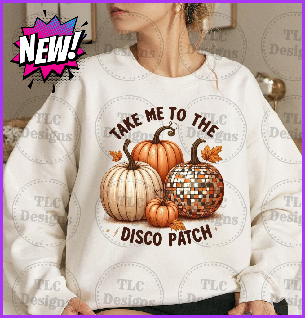 Take Me To The Disco Patch Full Color Transfers