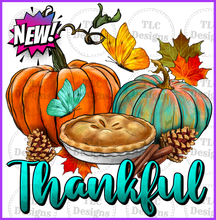 Load image into Gallery viewer, Thankful Pumpkins Full Color Transfers
