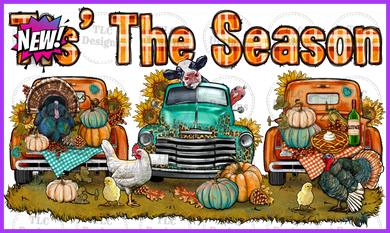 Thanksgiving ’Tis The Season Full Color Transfers