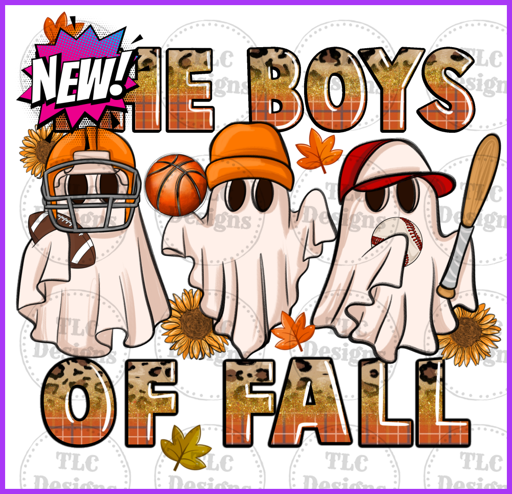 The Boys Of Fall Full Color Transfers