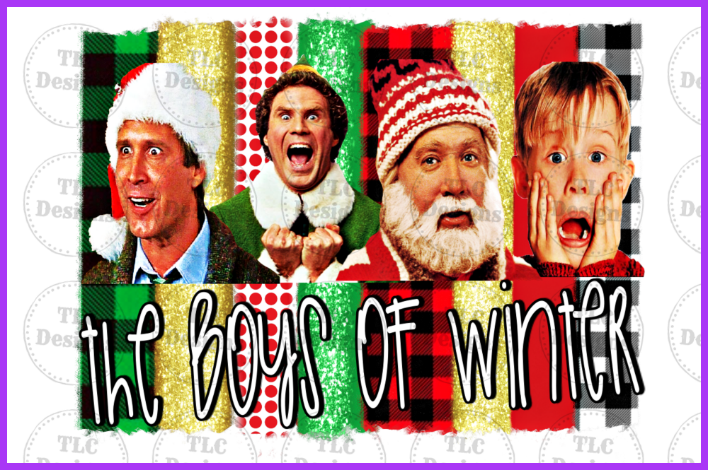 The Boys Of Winter Full Color Transfers