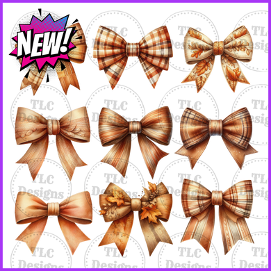 Tie Bow Full Color Transfers