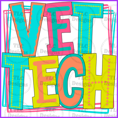 Vet Tech Full Color Transfers