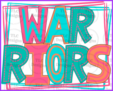 Warriors Full Color Transfers