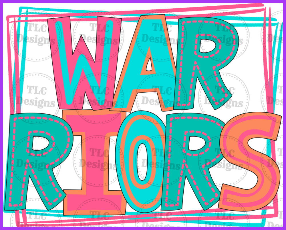 Warriors Full Color Transfers