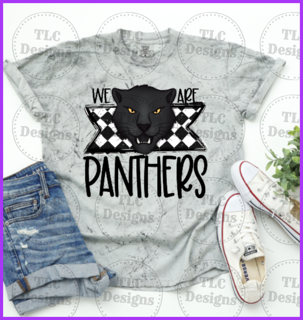 We Are Panthers Full Color Transfers