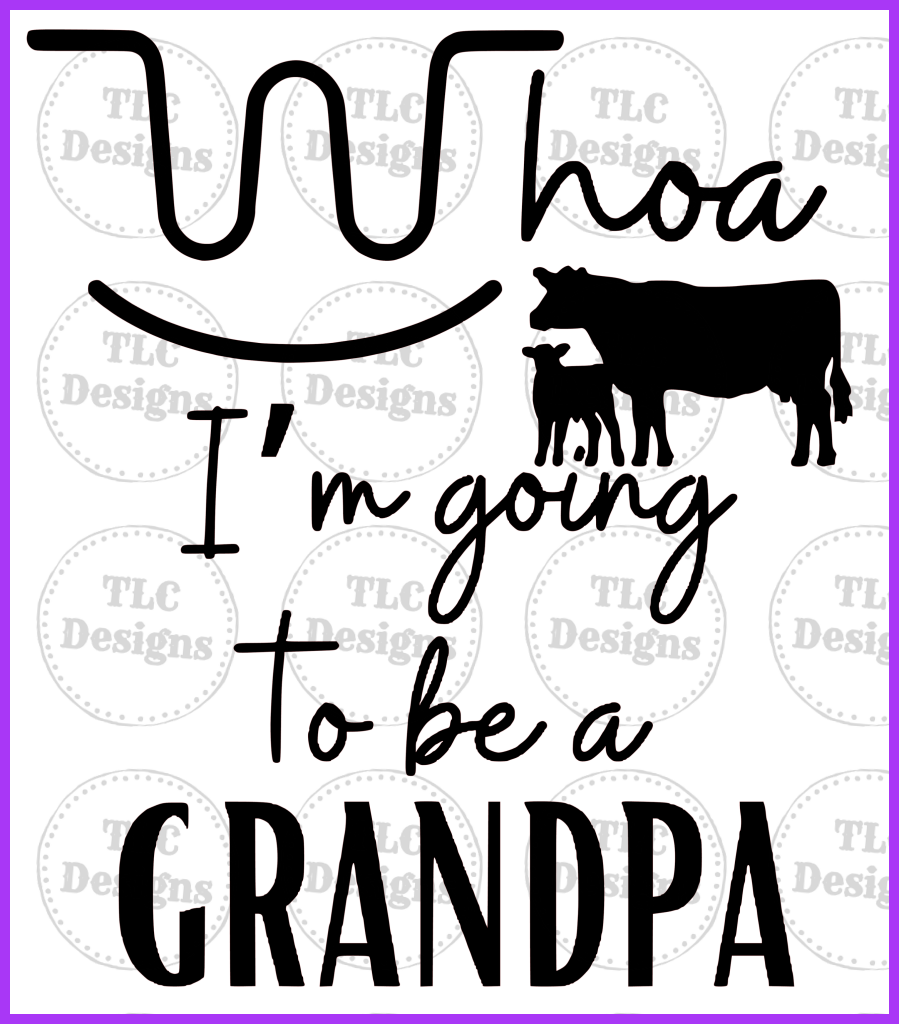 Whoa Grandpa Full Color Transfers