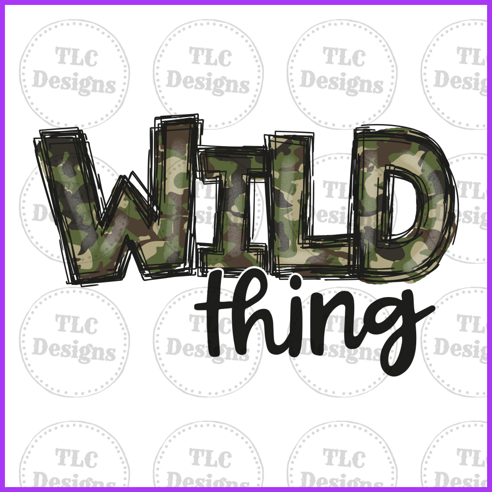 Wild Things Full Color Transfers
