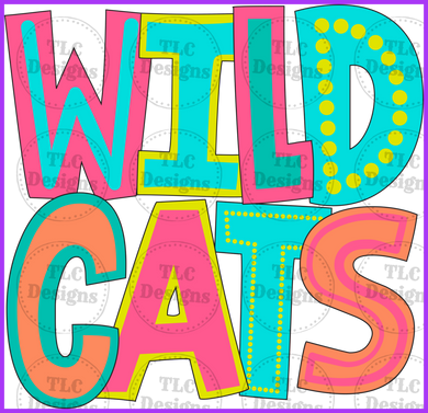 Wildcats Full Color Transfers