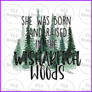 Wishab*Tch Woods Full Color Transfers