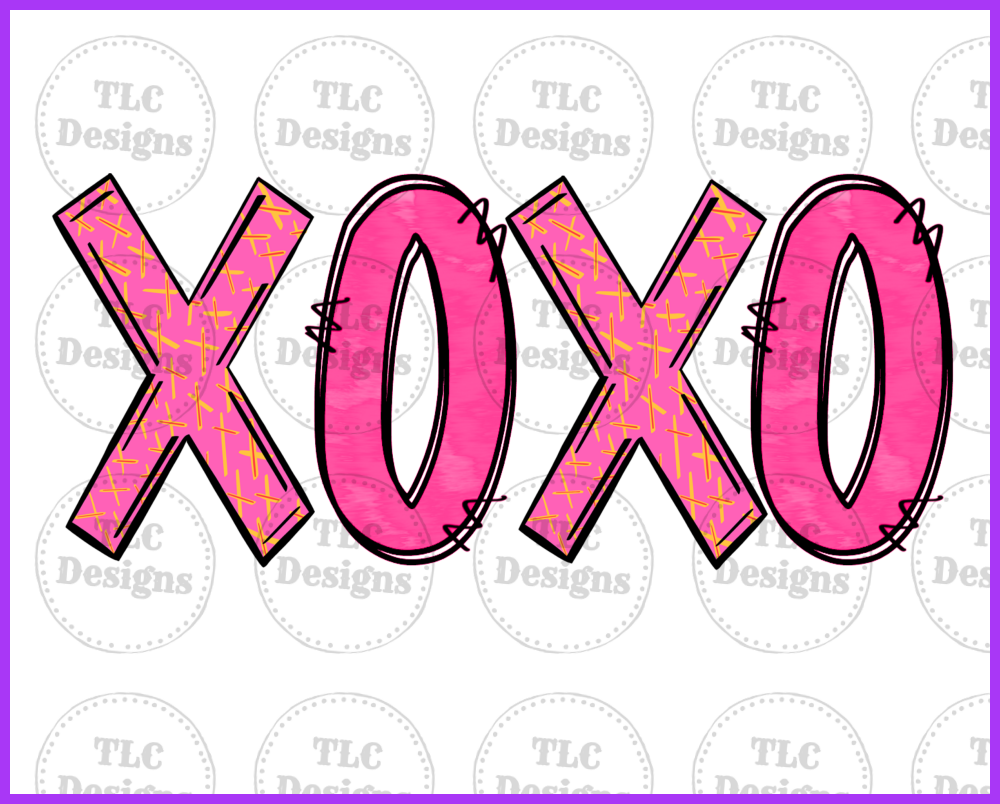 Xoxo Full Color Transfers